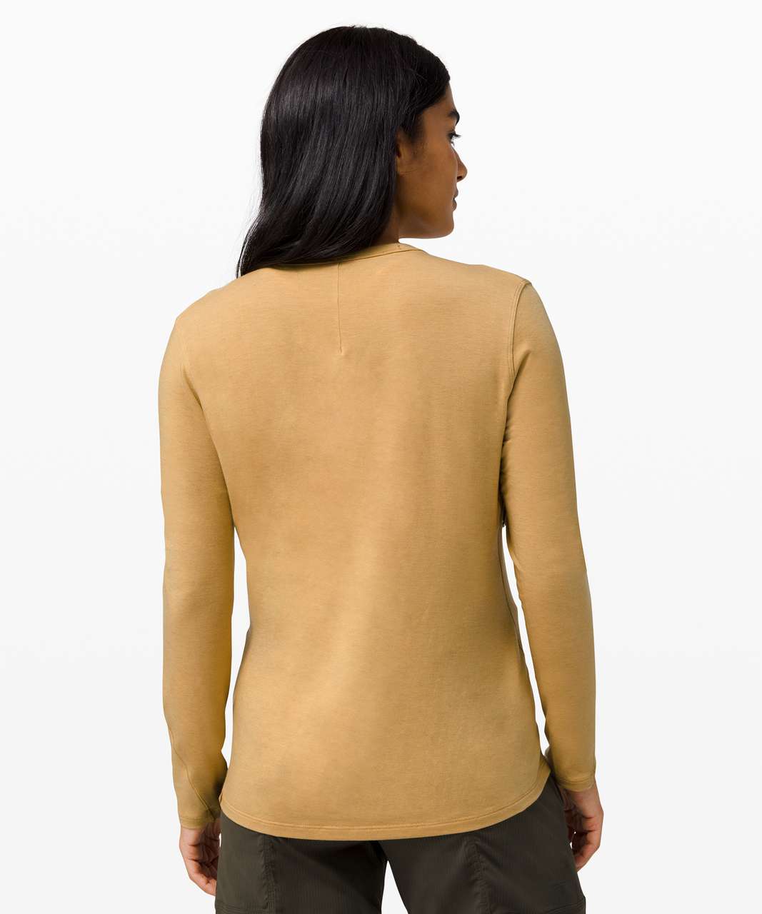 Lululemon Hold Tight Long Sleeve *Wool - Gold Buff