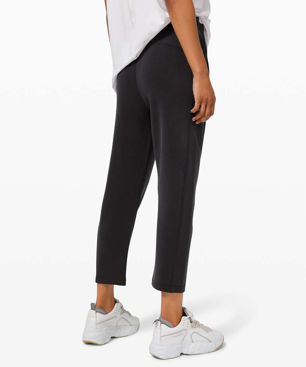 Lululemon Tapered- Leg Mid Rise 7/8 Pant Women Size Large Color Black