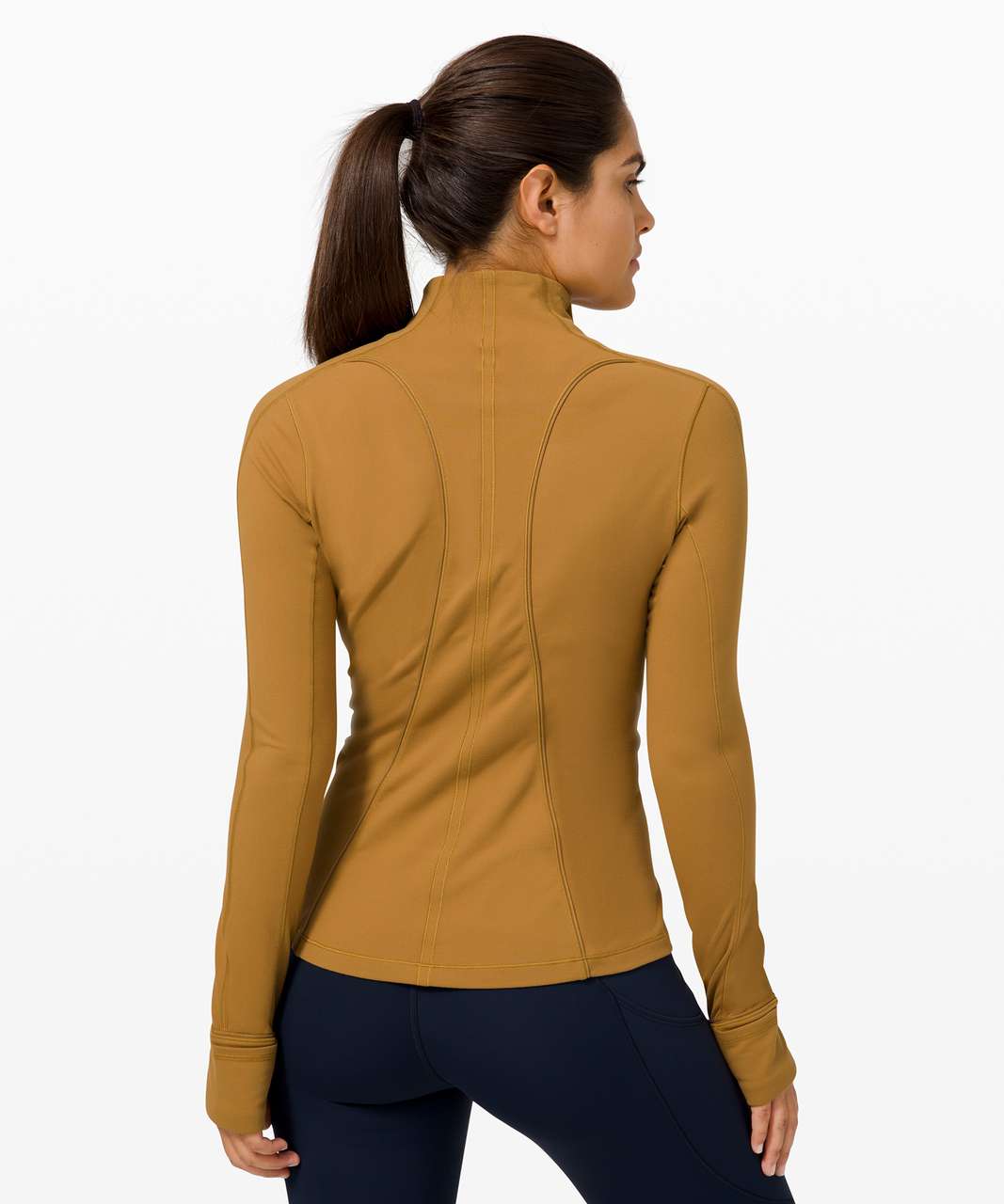 Lululemon Run Briskly 1/2 Zip - Spiced Bronze