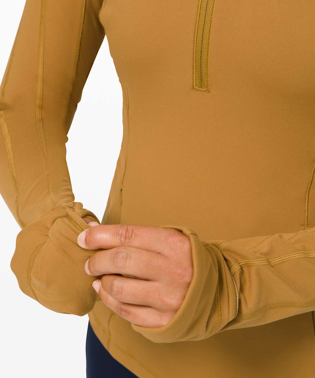 Lululemon Run Briskly 1/2 Zip - Spiced Bronze