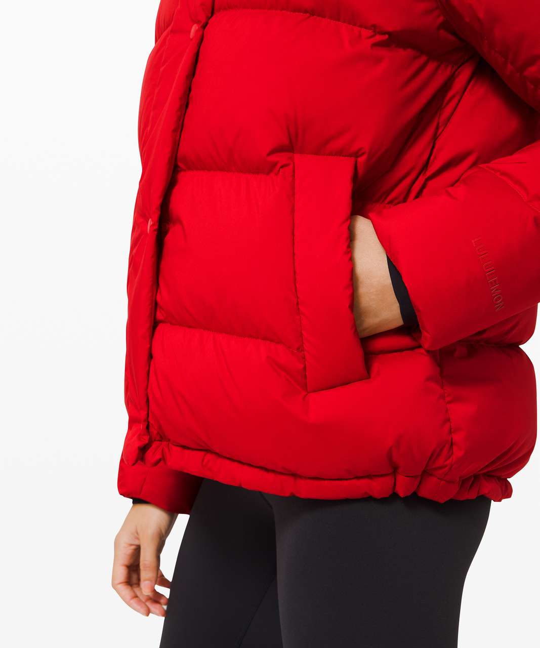 Wunder Puff Jacket, dark red