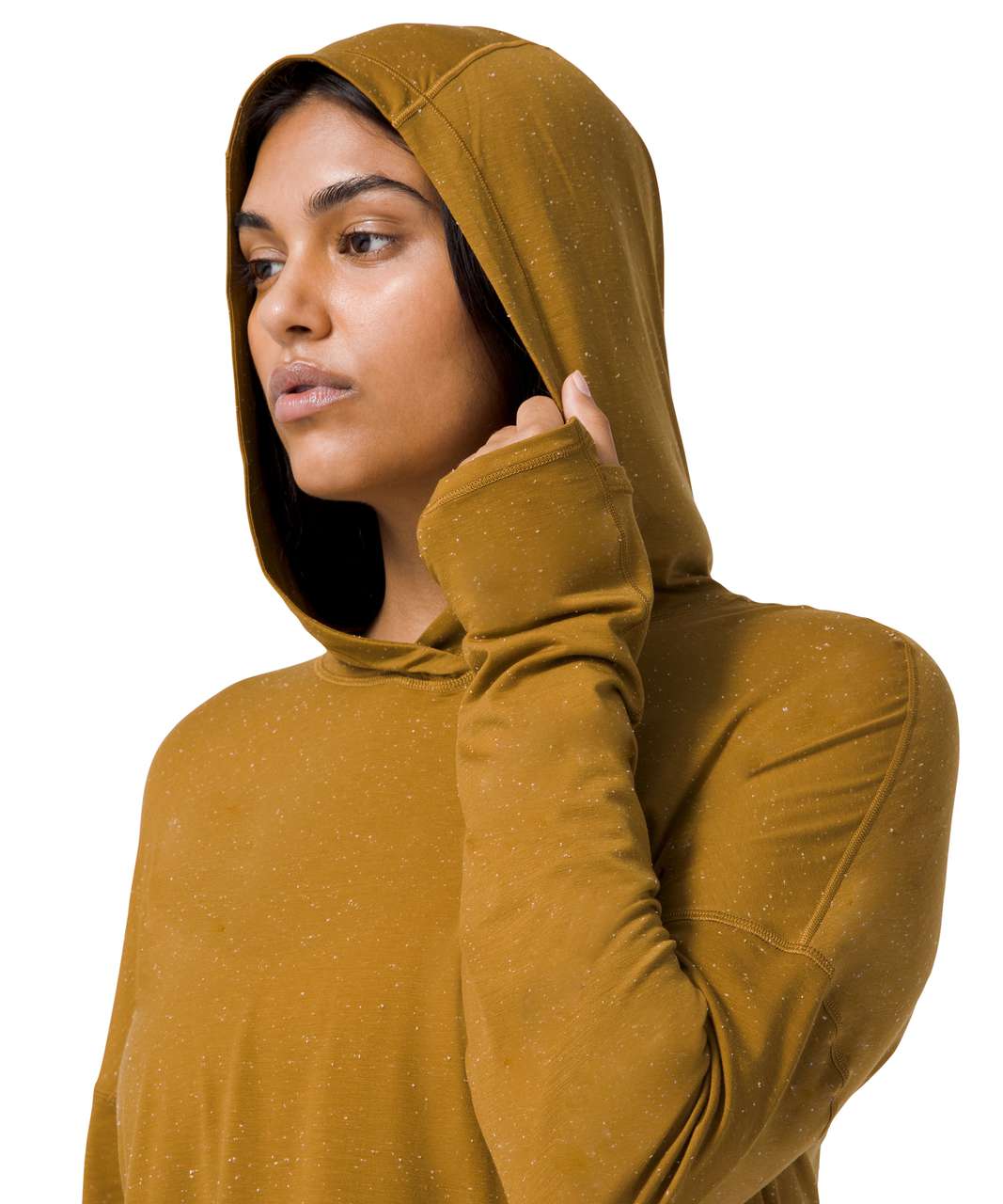 Lululemon Squad Goals Hoodie - Spiced Bronze / White