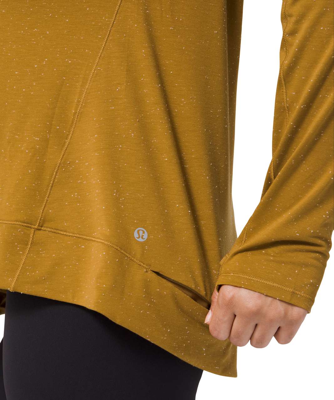 Lululemon Squad Goals Hoodie - Spiced Bronze / White