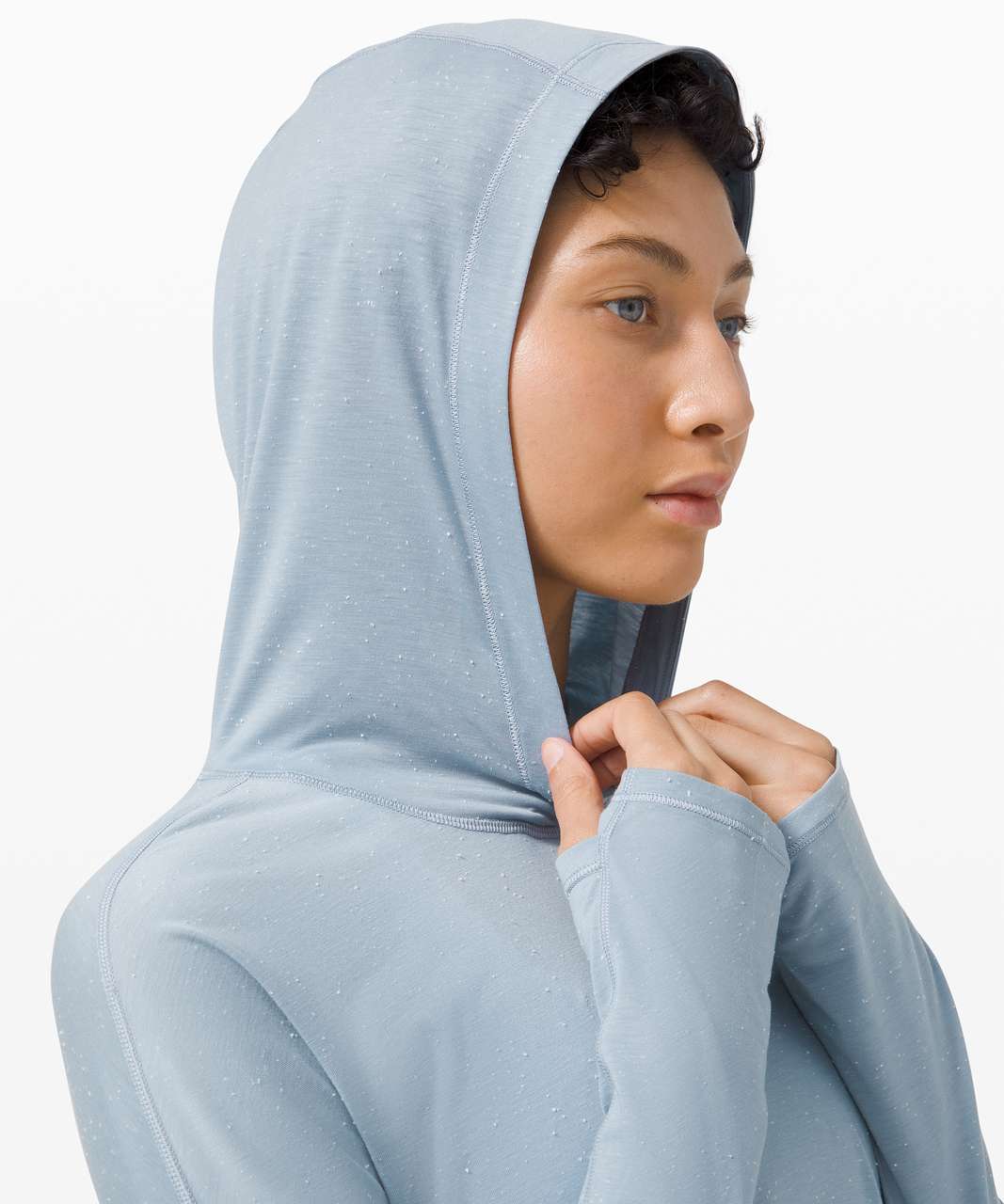 Lululemon Squad Goals Hoodie - Chambray / White - lulu fanatics