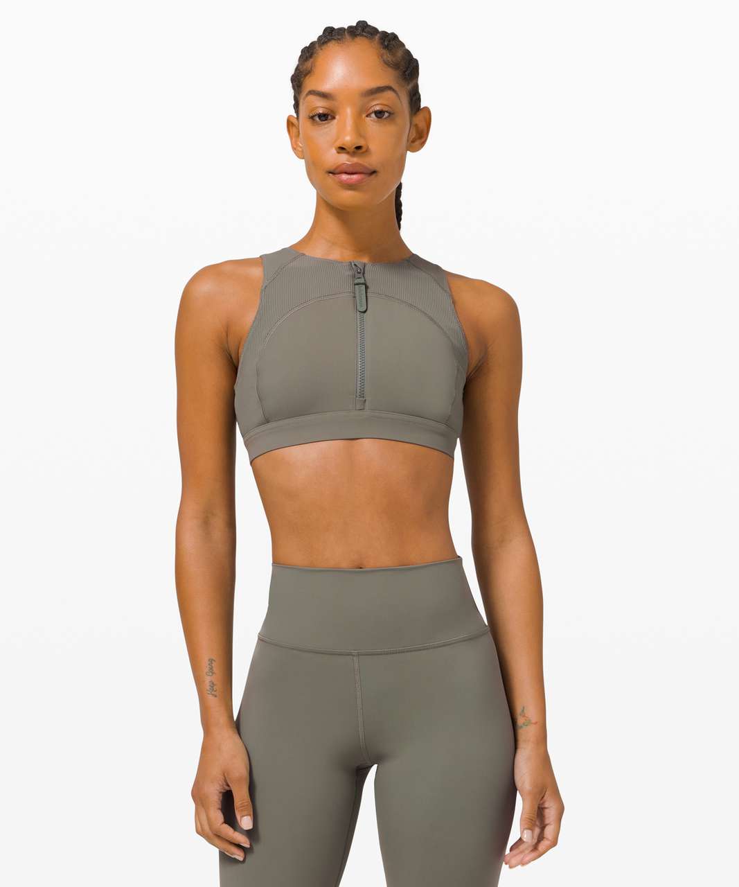 Lululemon Train to Beach Top - Grey Sage