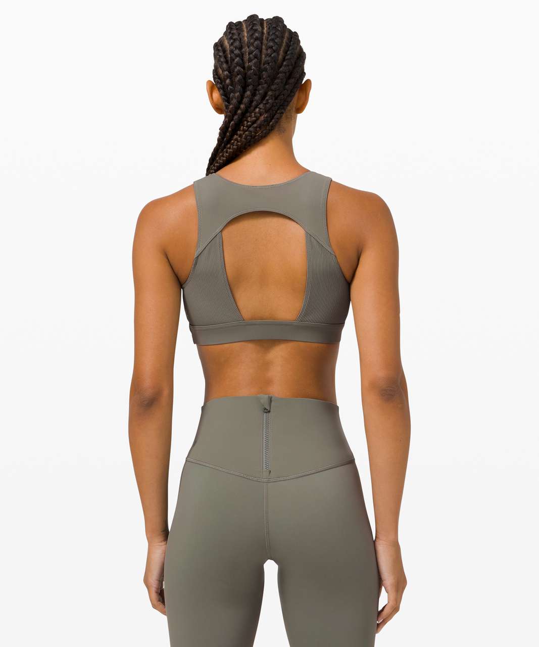 Lululemon Train to Beach Top - Grey Sage