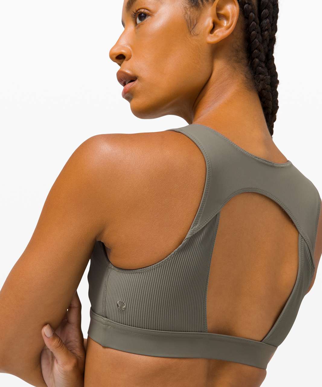 Lululemon Train to Beach Top - Grey Sage