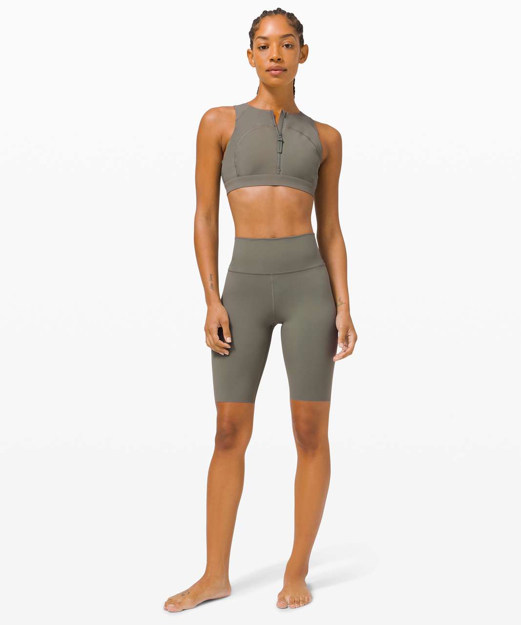 Lululemon Train to Beach Top - Grey Sage