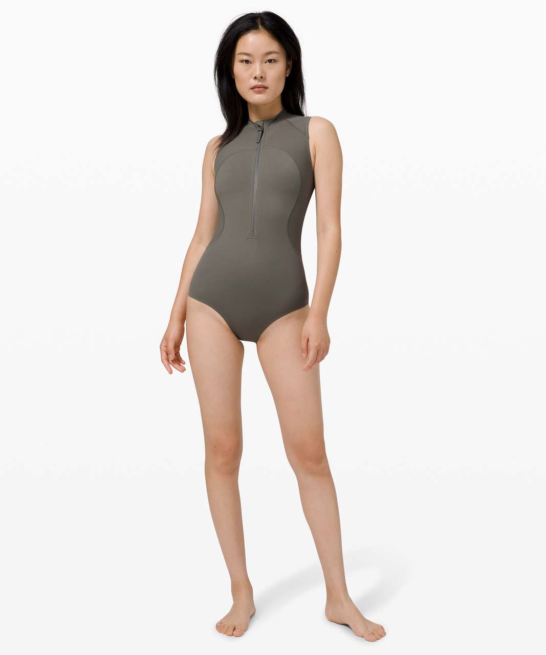 Lululemon Wade the Waters Paddle Suit - Grey Sage / Light Sage