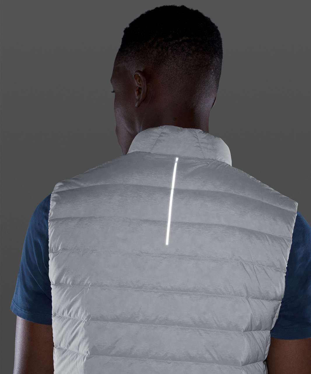 Lululemon Navigation Stretch Down Vest - Silver Drop