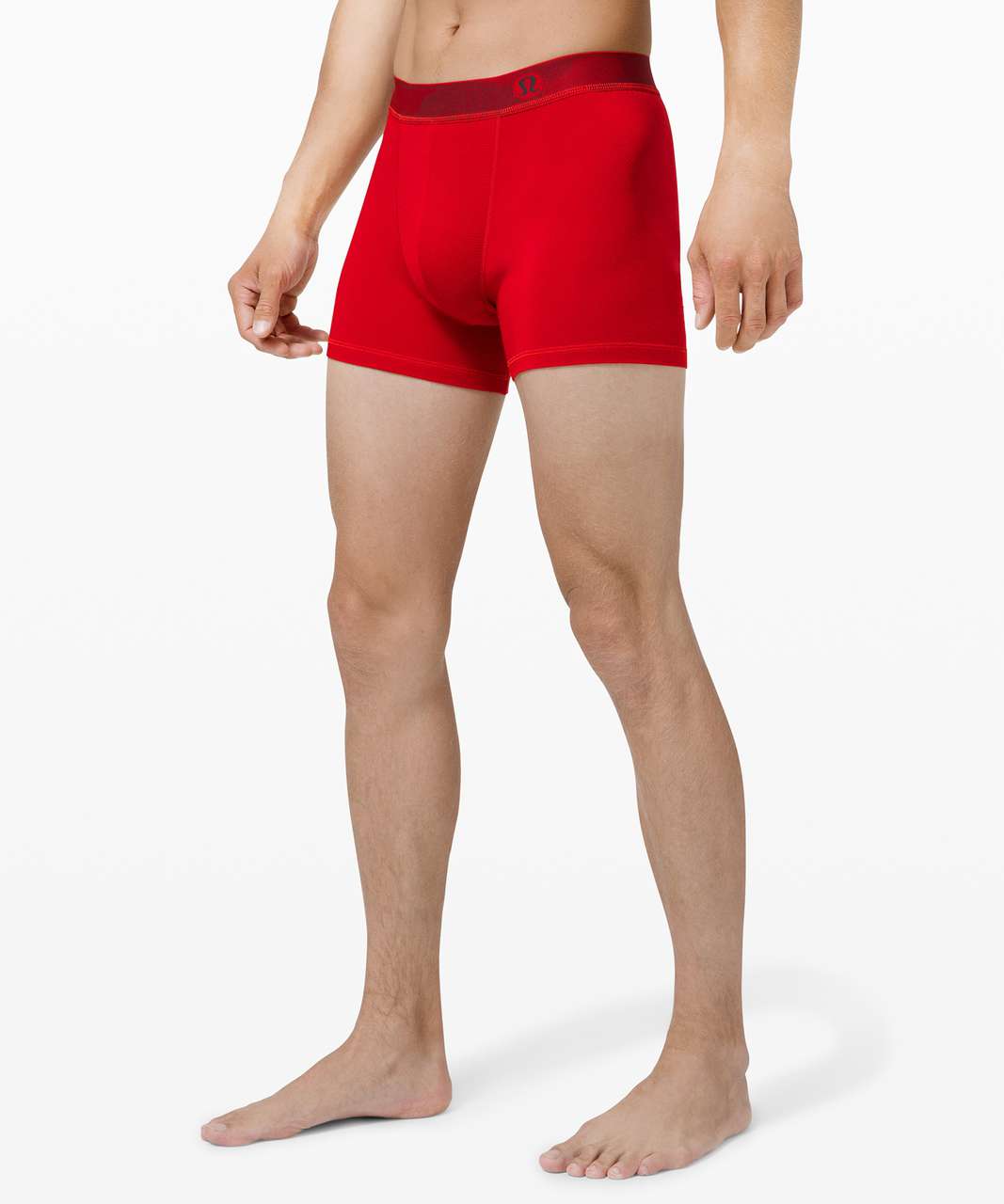 Lululemon Always in Motion Boxer Mesh - Dark Red