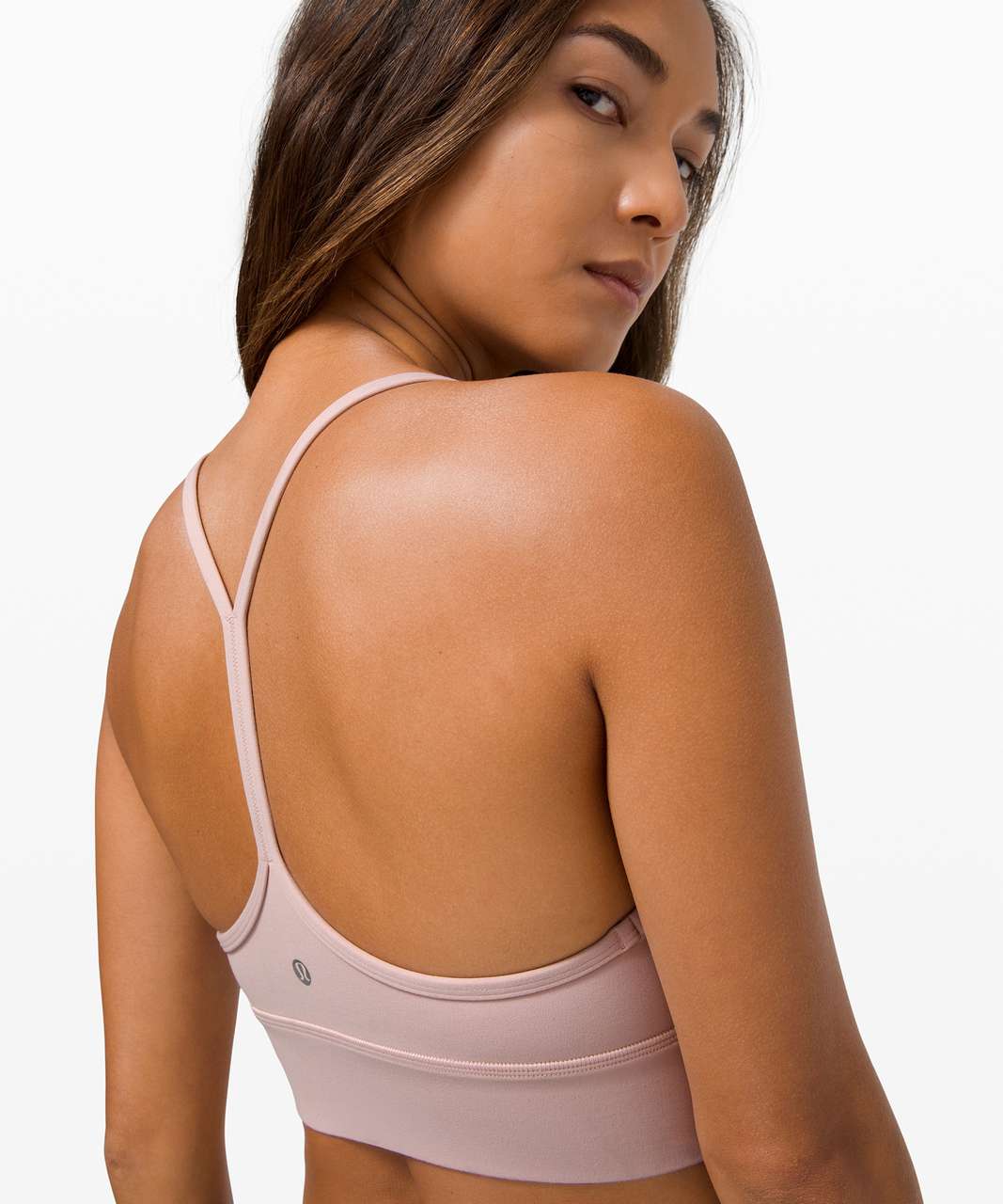 Lululemon Flow Y Bra Long Line Nulu *Light Support, B/C Cup - Mink Berry