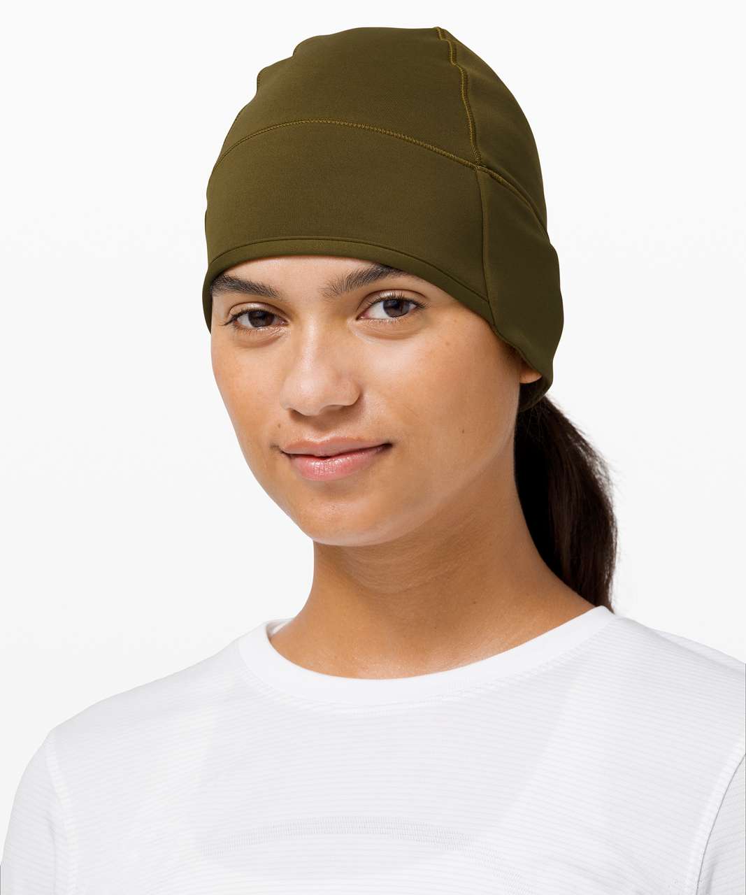 Lululemon Run for It All Beanie - Moss Green