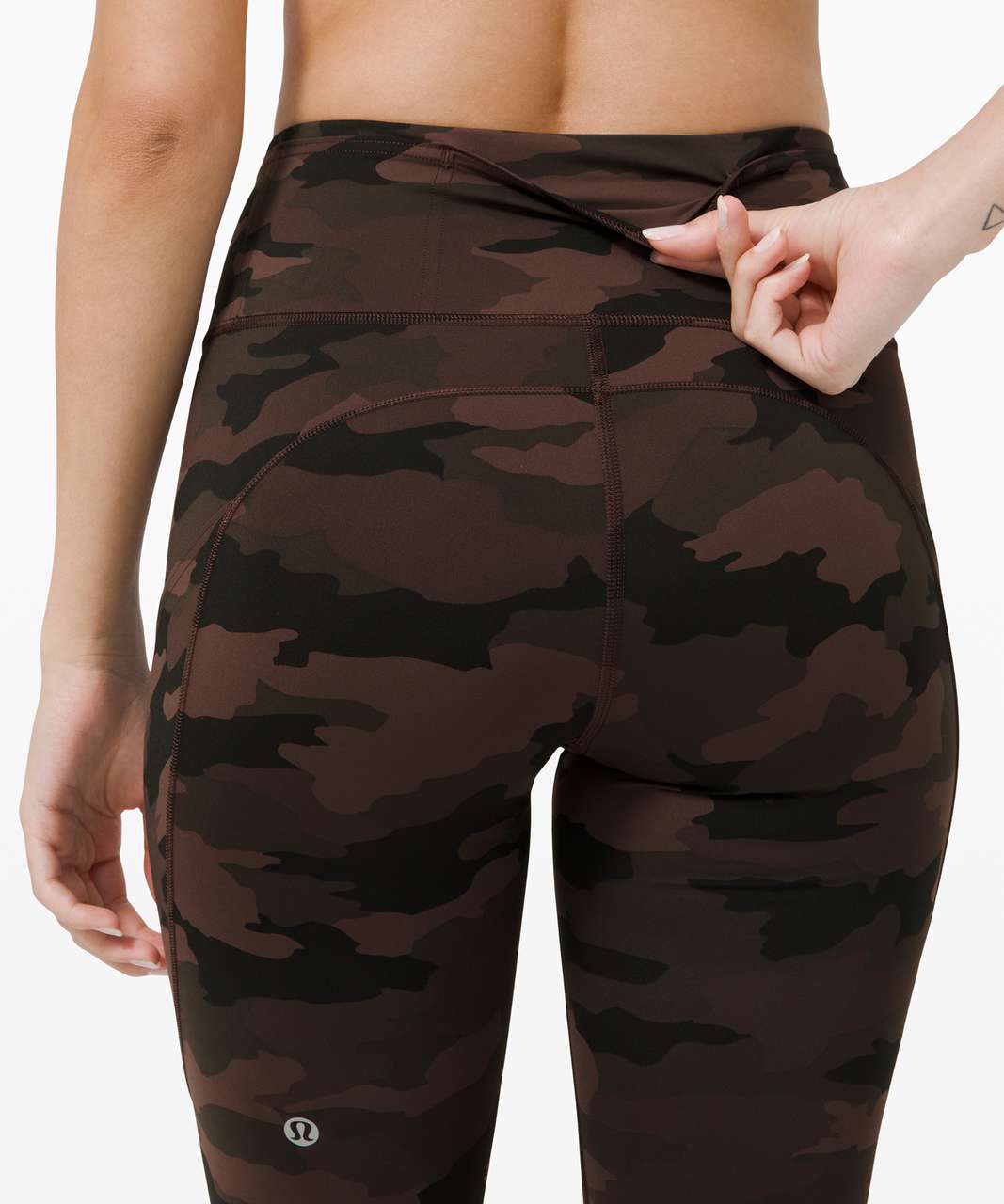 Lululemon Fast and Free Short 10 *Non-Reflective - Heritage 365 Camo Brown  Earth Multi - lulu fanatics