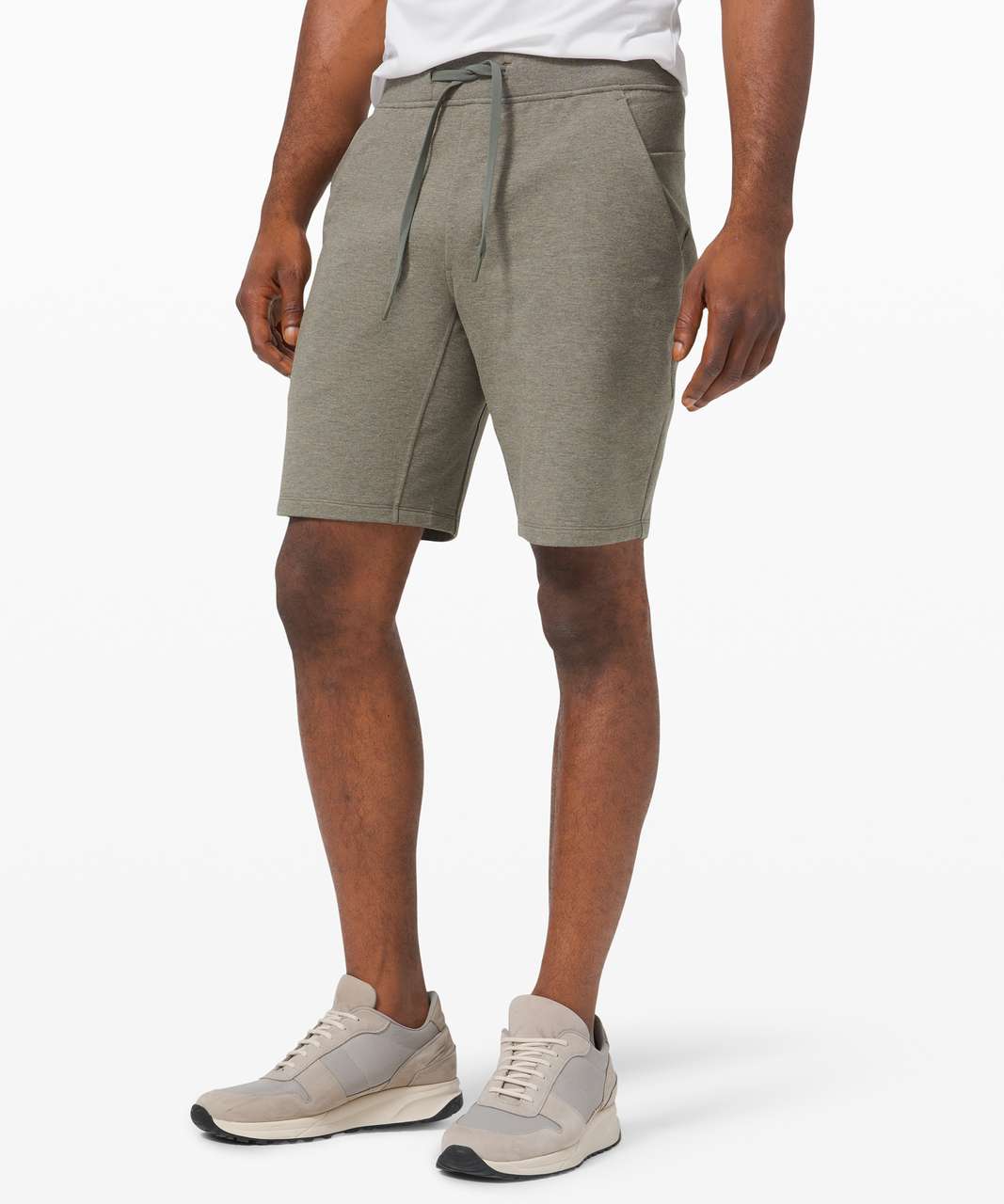 Lululemon City Sweat Short French Terry 9" - Heathered Grey Sage