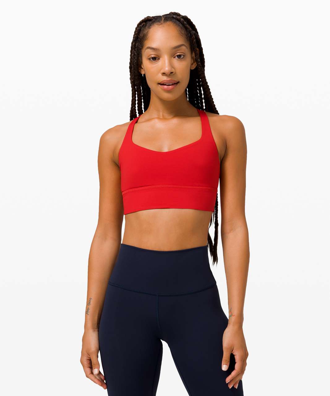 Lululemon Free to Be Bra *Wild Long Line - Black - lulu fanatics