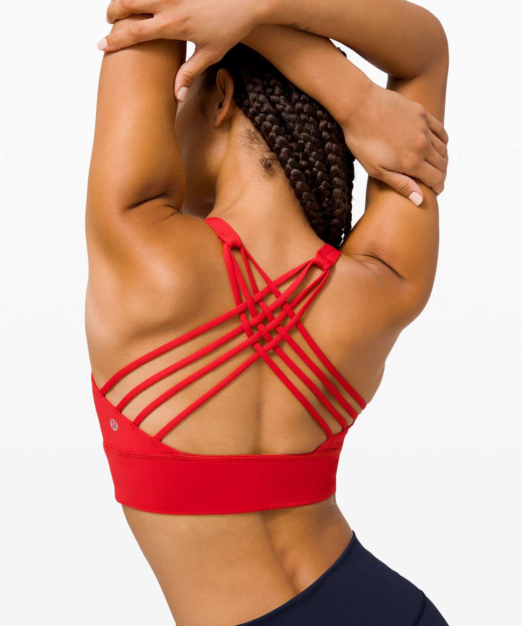 Lululemon Free to Be Bra - Wild *Light Support, A/B Cup - Dark Red