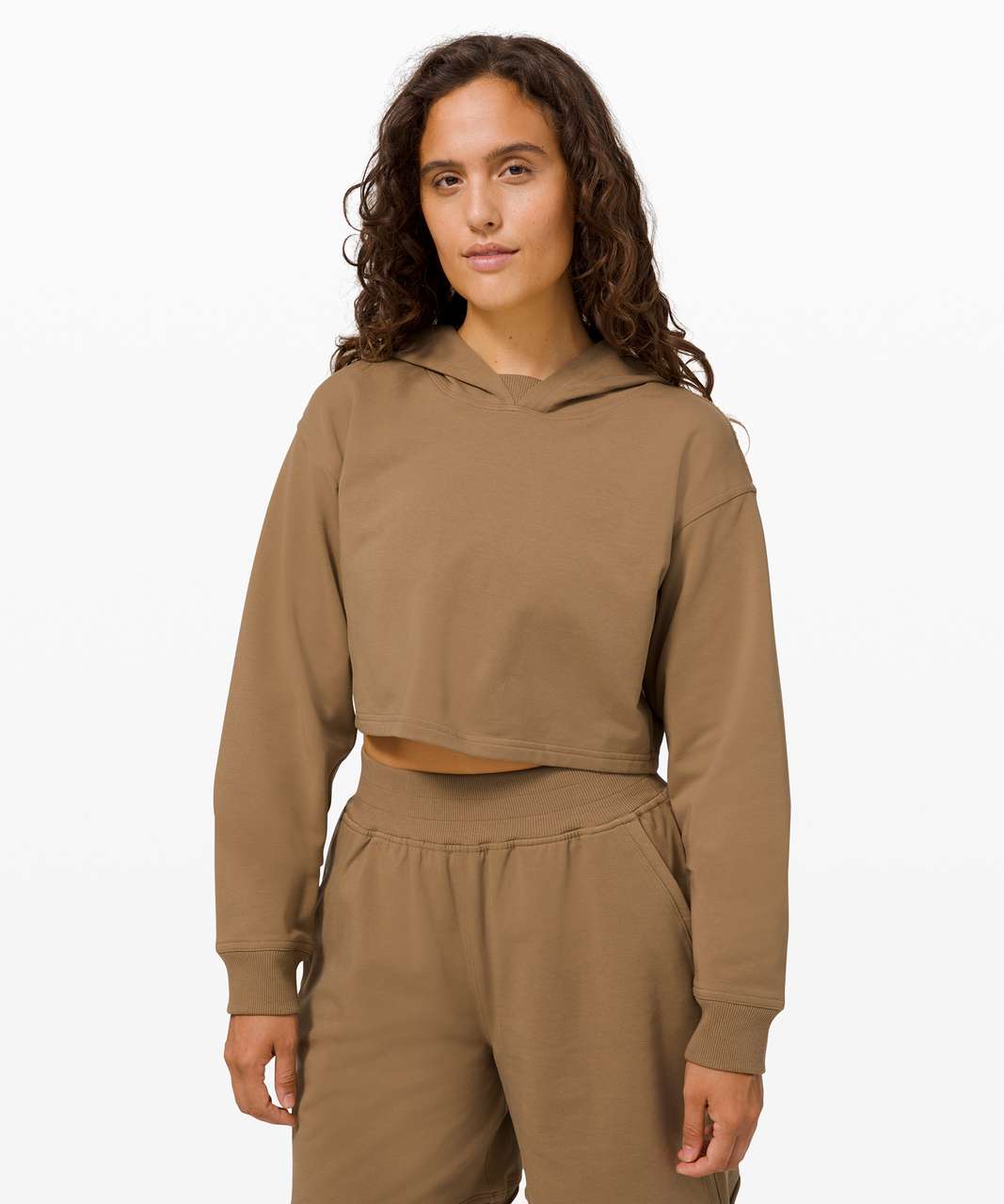 Lululemon LA All Yours Cropped Hoodie - Frontier