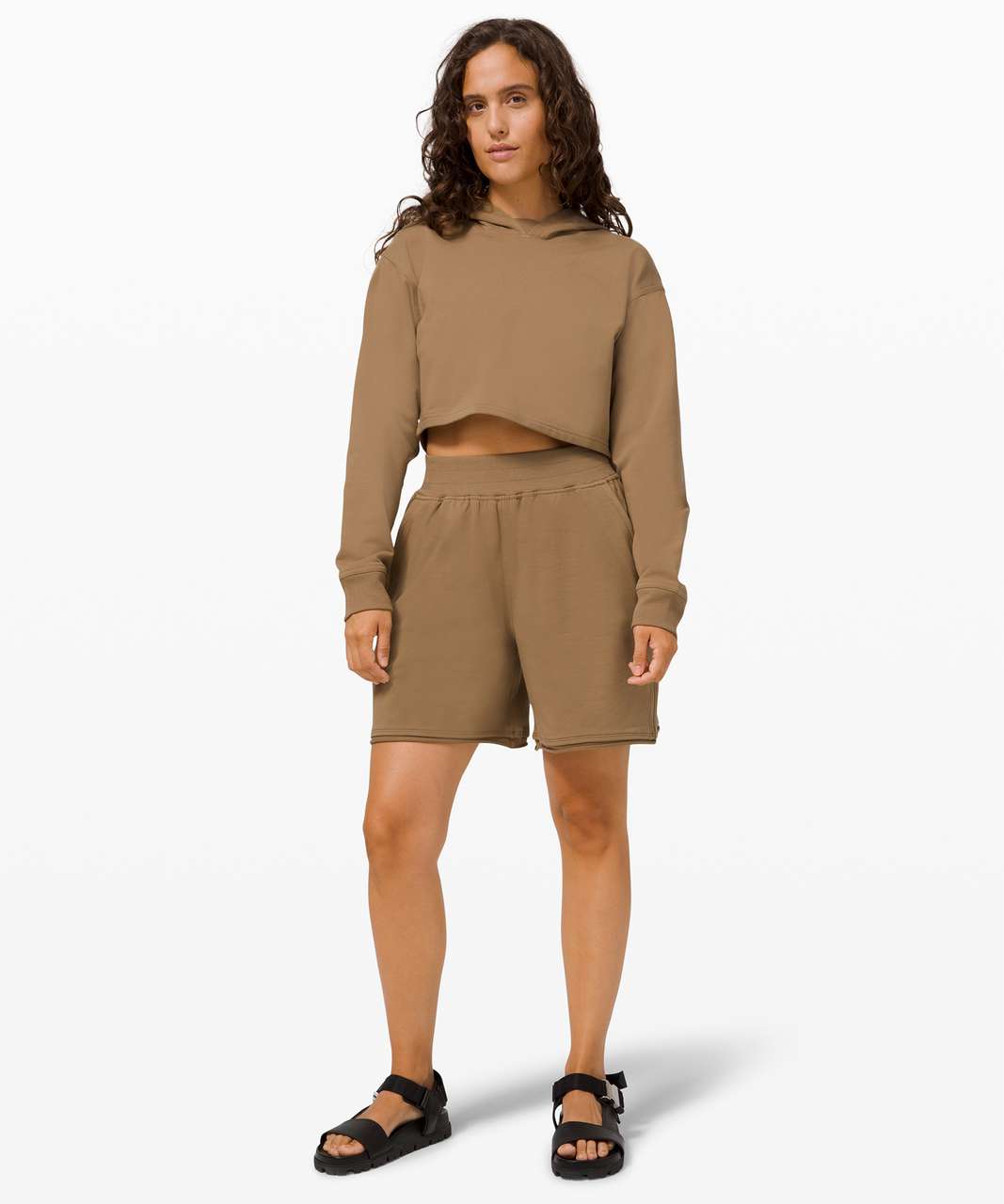 Lululemon LA All Yours Cropped Hoodie - Frontier