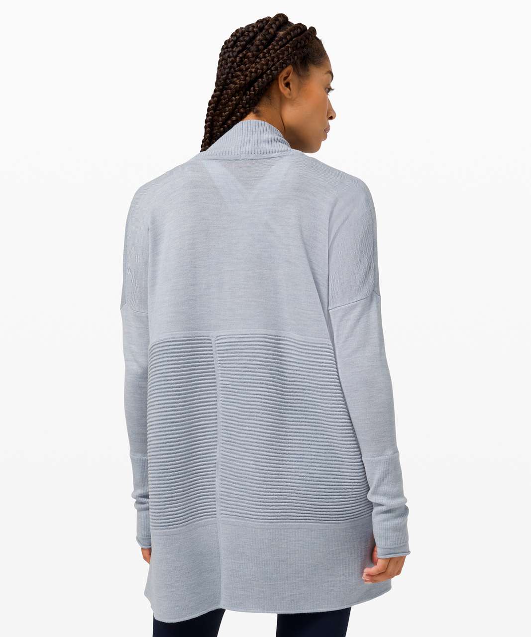 Stylish Lululemon Sit In Lotus Wrap II - Petrol Blue