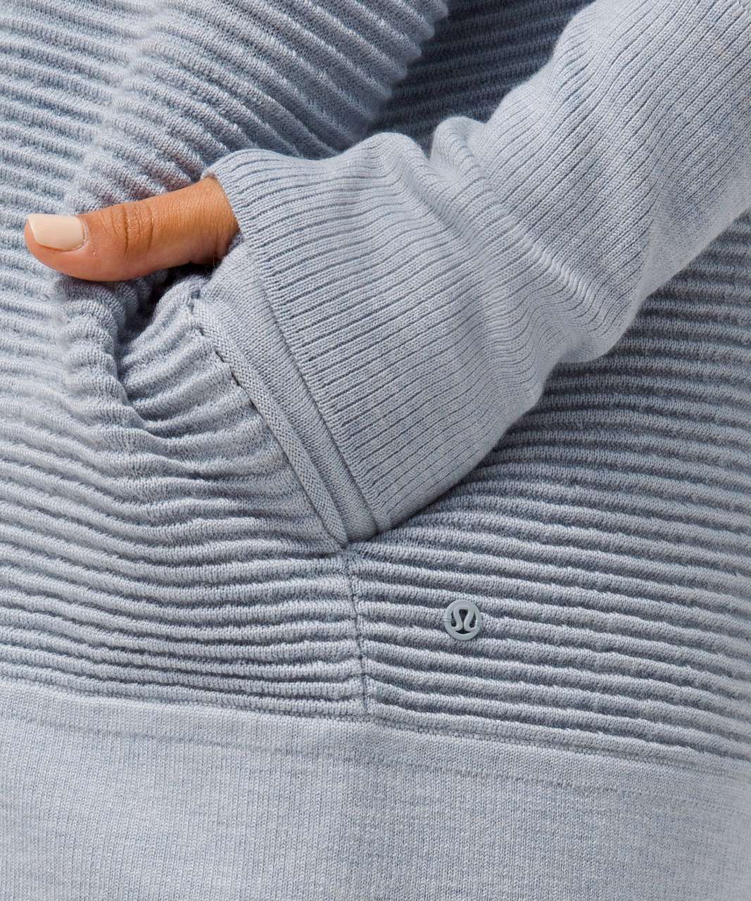 Lululemon Sit In Lotus Wrap II - Heathered Chambray - lulu fanatics