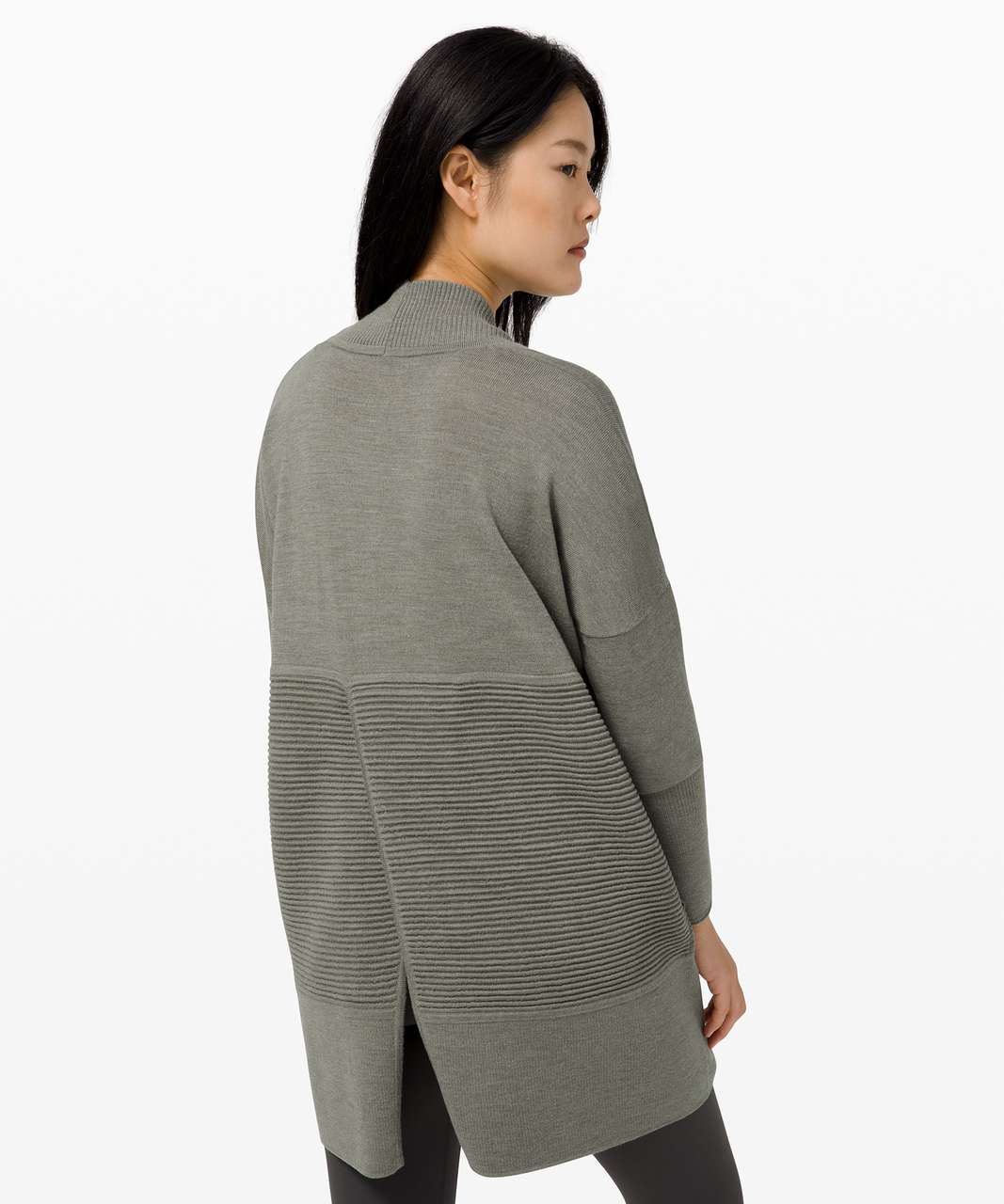 Lululemon Sit In Lotus Wrap II - Heathered Grey Sage