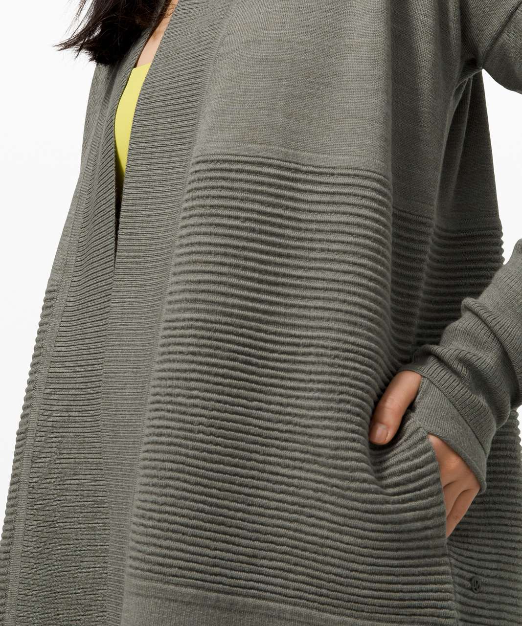 Lululemon Sit In Lotus Wrap II - Heathered Grey Sage