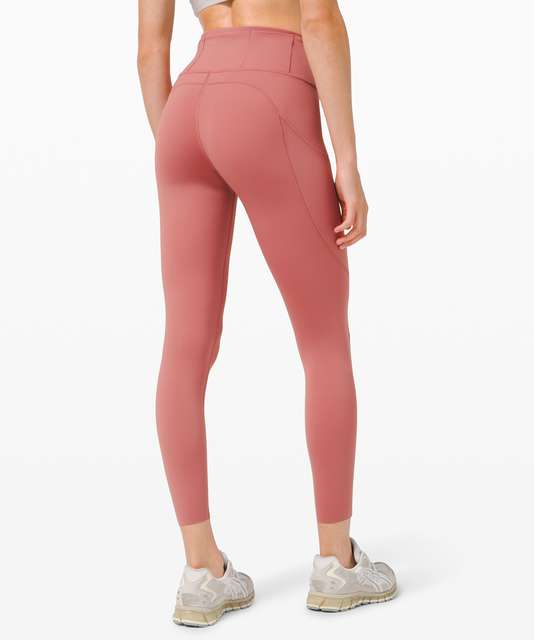 Lululemon Fast and Free 25” (Sonic Pink Neon Washed, 4), Women's