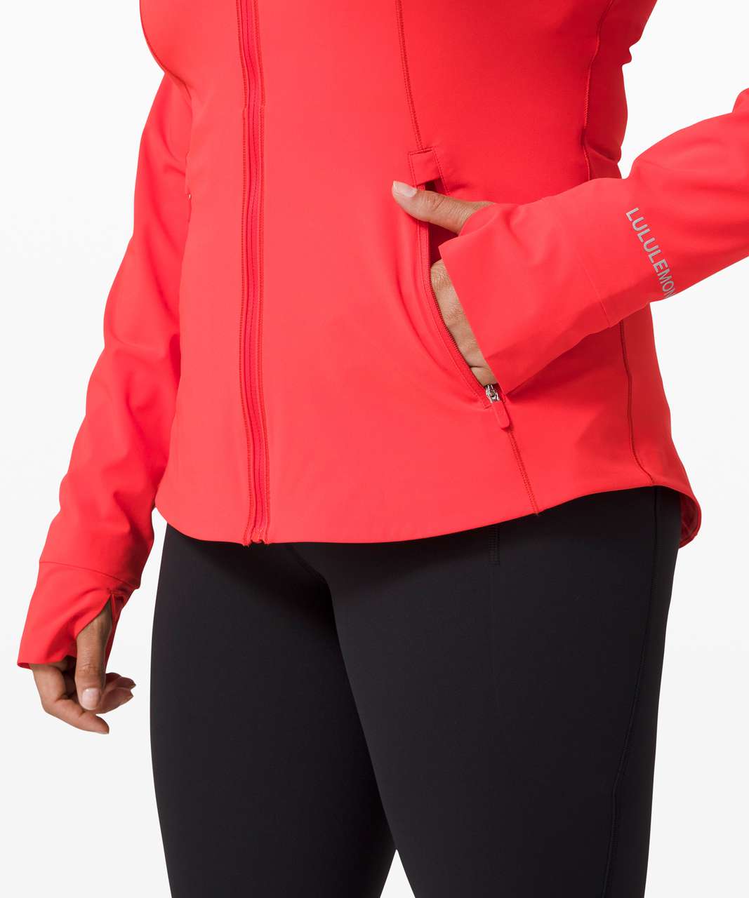 Lululemon Mist Over Windbreaker - Love Red