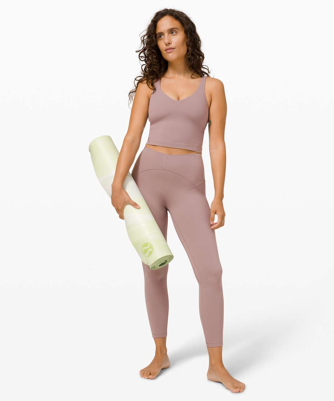 Strava Challenge Complete! Align tank in pink taupe (6) and train times  legging in olive (4) : r/lululemon