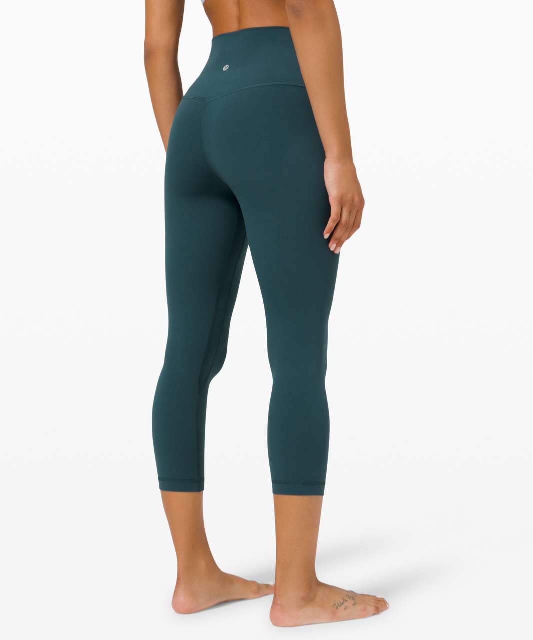 Lululemon Align Crop *21 - Green Smoke - lulu fanatics