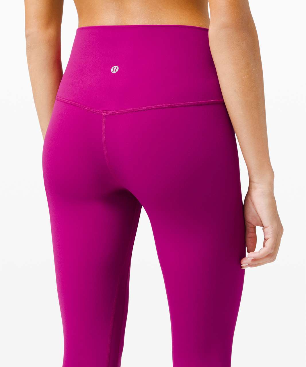 On Wednesdays we wear pink 💕🎀 Nulu Cropped Slim Yoga SS in Pink Mist &  Align Crop 21” in Deep Fuschia : r/lululemon