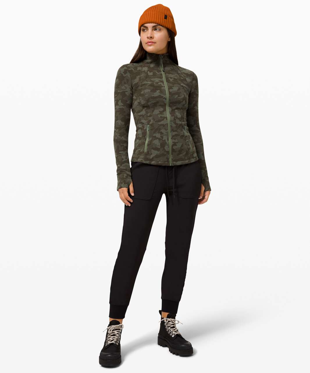 Lululemon Define Jacket - Heritage Camo Dark Olive Green Twill