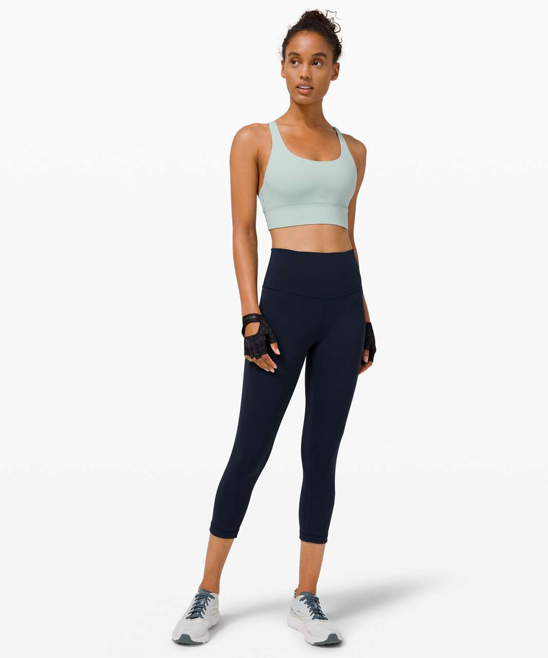 Lululemon Energy Bra Long Line *Medium Support, B–D Cup - Hazy Jade ...