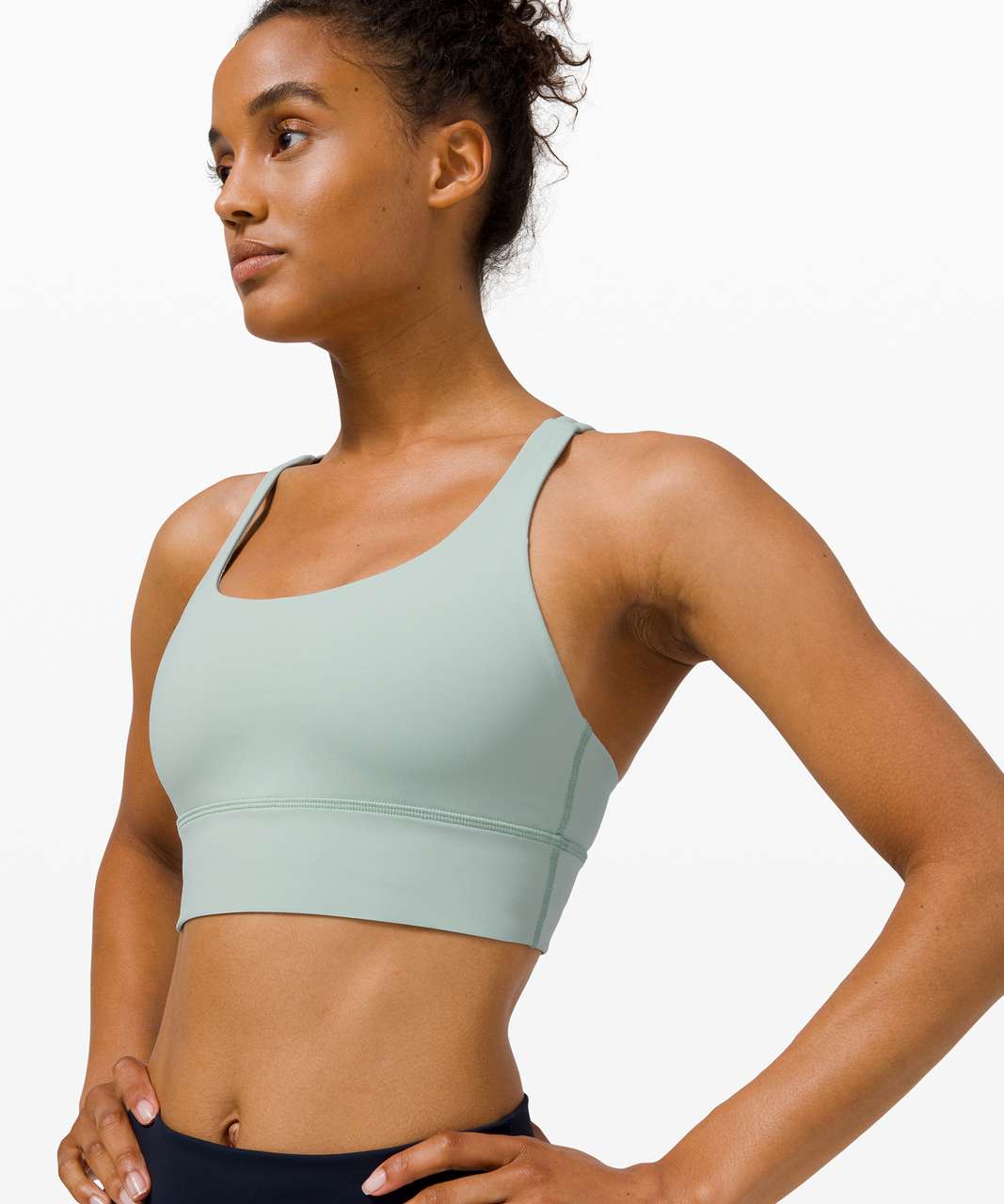 Lululemon Energy Bra Long Line *Medium Support, B–D Cup - Hazy