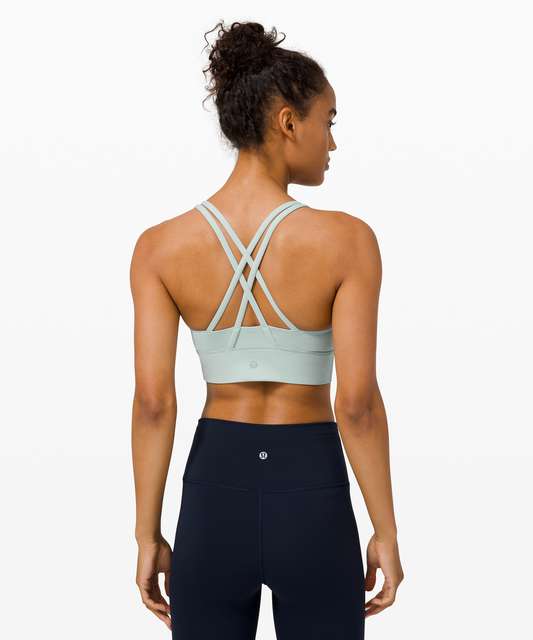 Lululemon Energy Bra Long Line *Medium Support, B–D Cup - Pace Lace  Graphite Grey Multi - lulu fanatics