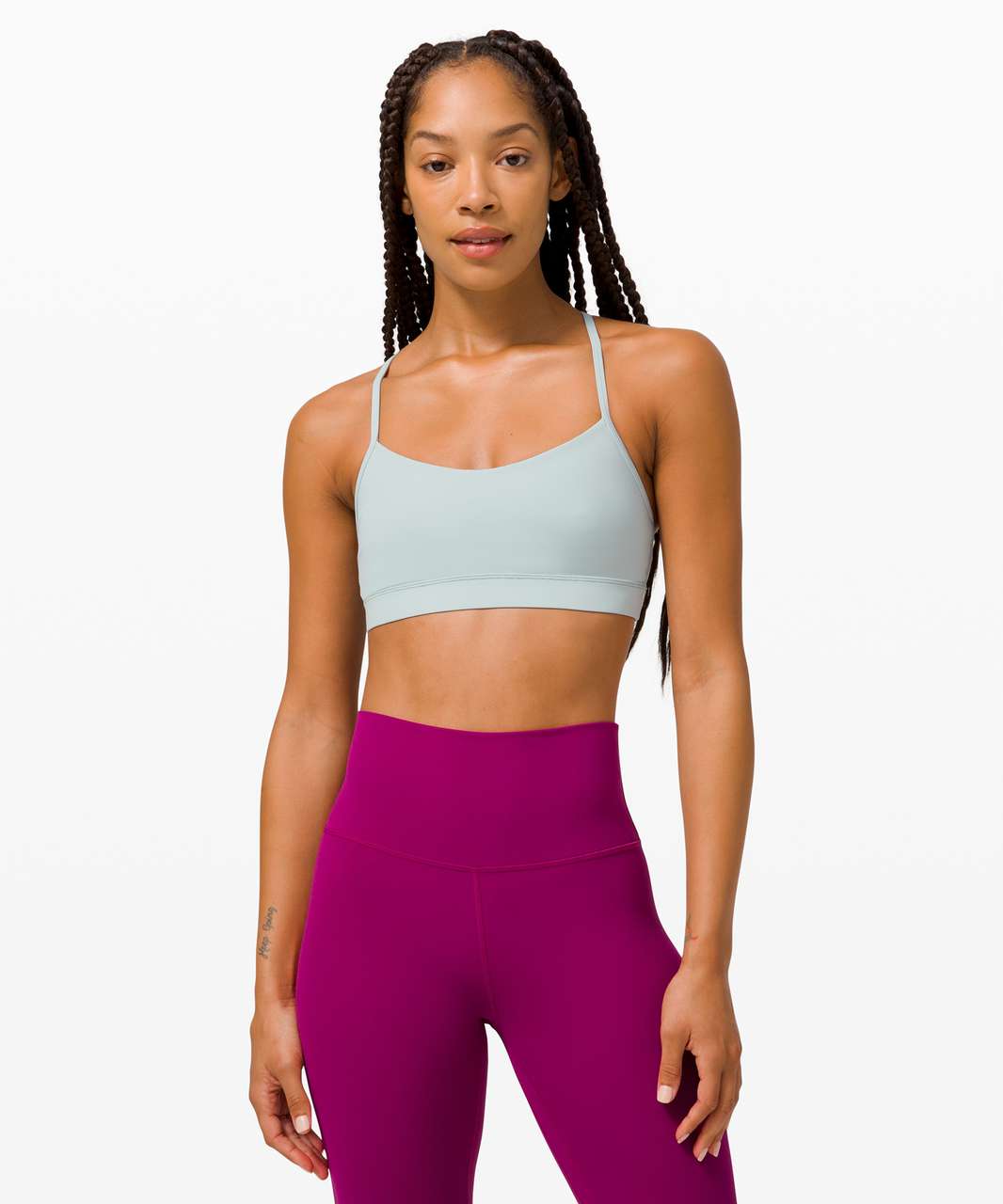 Lululemon Flow Y Bra Nulu *Light Support, B/C Cup - Cassis - lulu fanatics