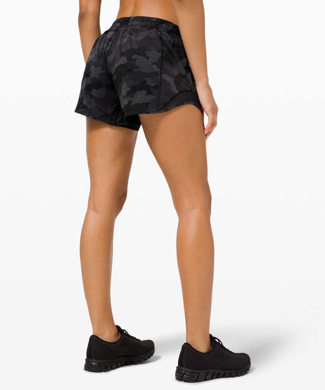 Lululemon Hotty Hot Short II *Long 4 - Heritage 365 Camo Deep Coal Multi /  Black - lulu fanatics