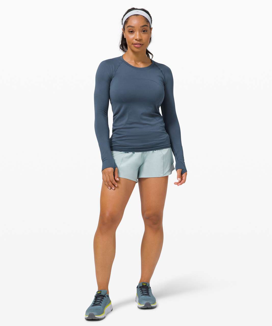 Lululemon Hotty Hot Short II *Long 4" - Hazy Jade