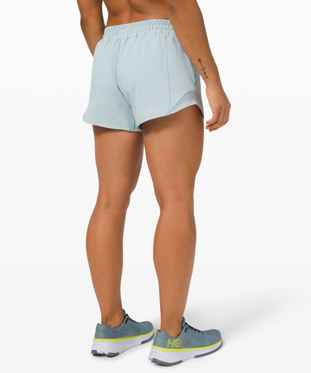 Lululemon Hotty Hot Short II (Long 4) - White / Barely Beige