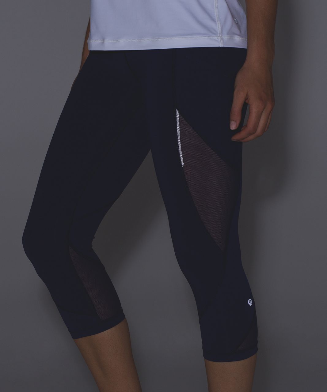 Lululemon Fast As Light Crop - Emperor Blue