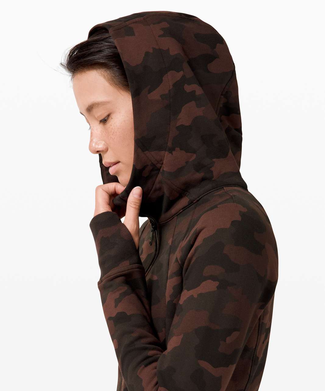 LULULEMON SCUBA PULLOVER Heritage 365 Camo Brown Earth Multi 2 £75.29 -  PicClick UK