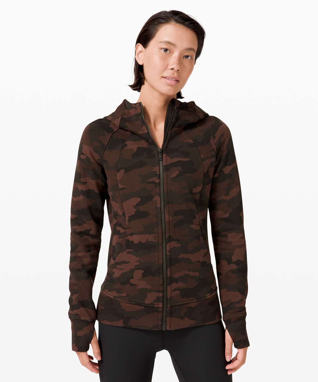 Lululemon Scuba Hoodie *Light Cotton Fleece - Heritage 365 Camo Brown Earth Multi