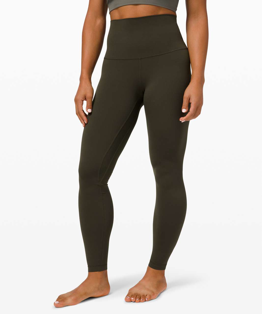 Lululemon Align Super-High Rise Pant 28" - Dark Olive