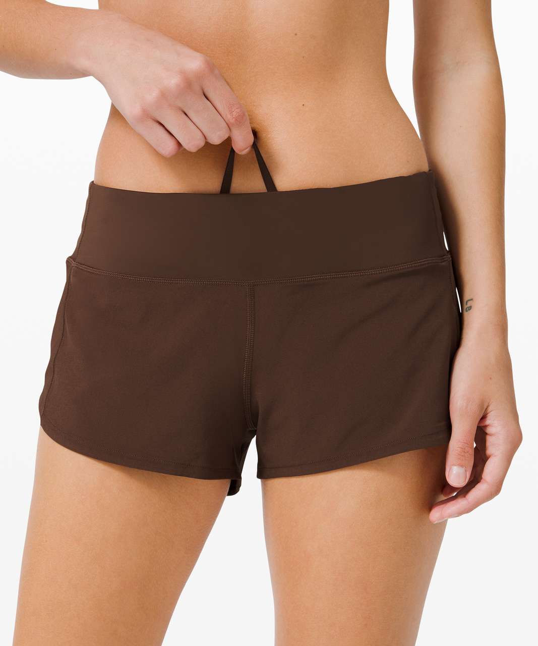 Lululemon Speed Up Short *2.5" - Brown Earth