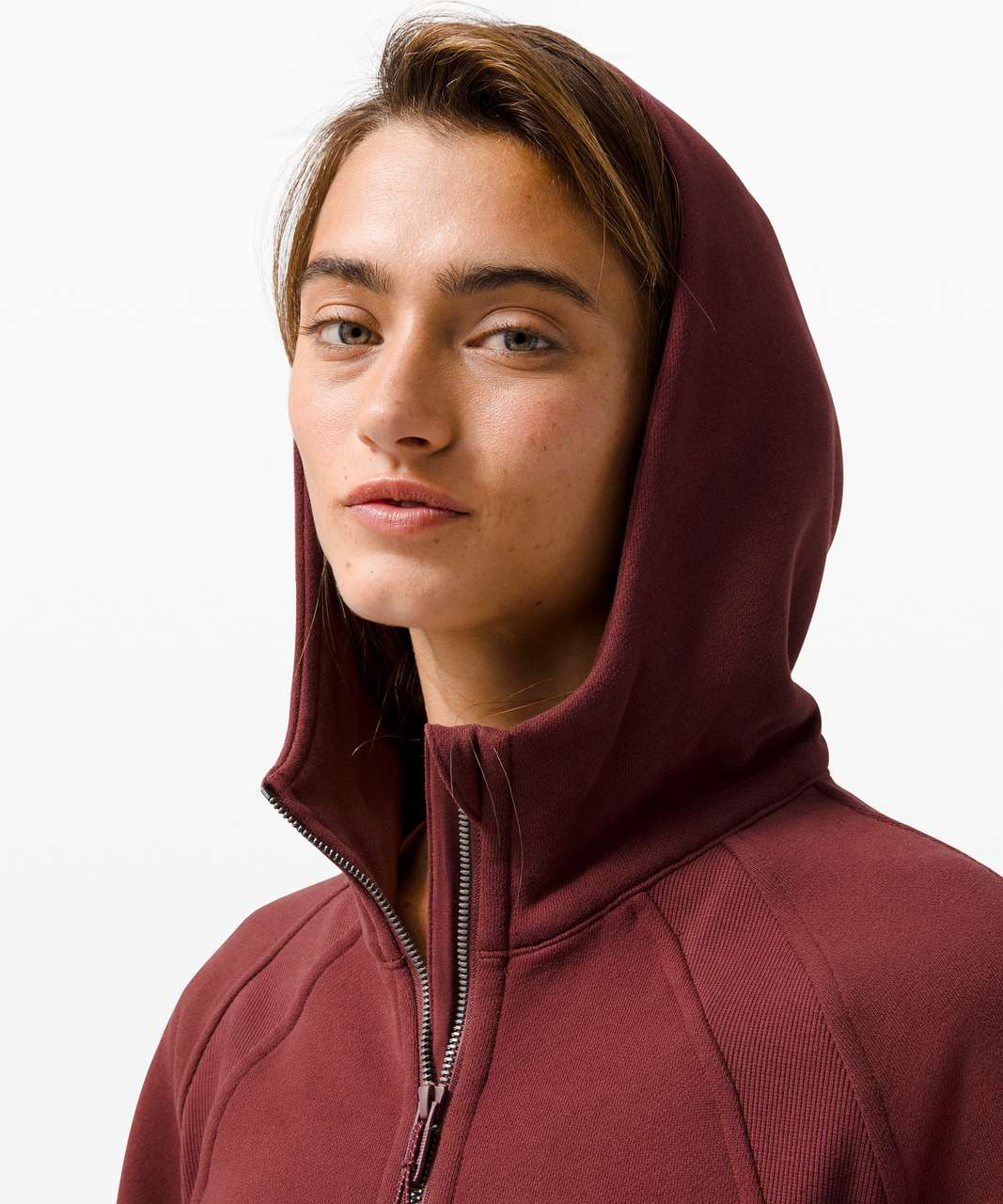 SELL] [US] NWT Scuba Oversized 1/2 Zip Hoodie Sz M/L Heathered Desert Sun  $129 : r/lululemonBST