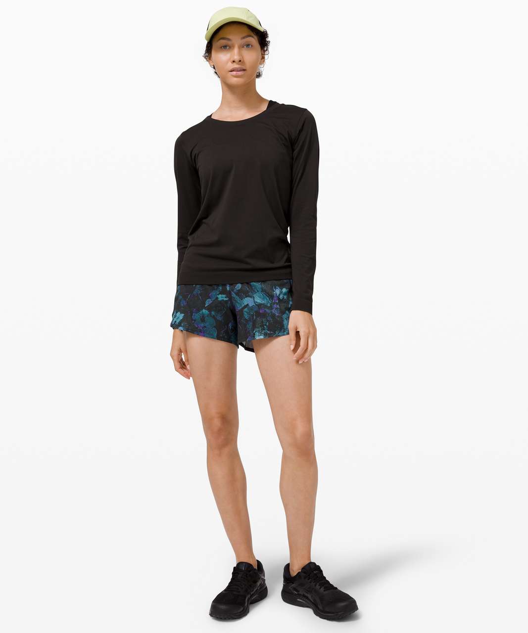 Lululemon Run Times Short II *4 - Heather Lux Multi Black / Black (First  Release) - lulu fanatics