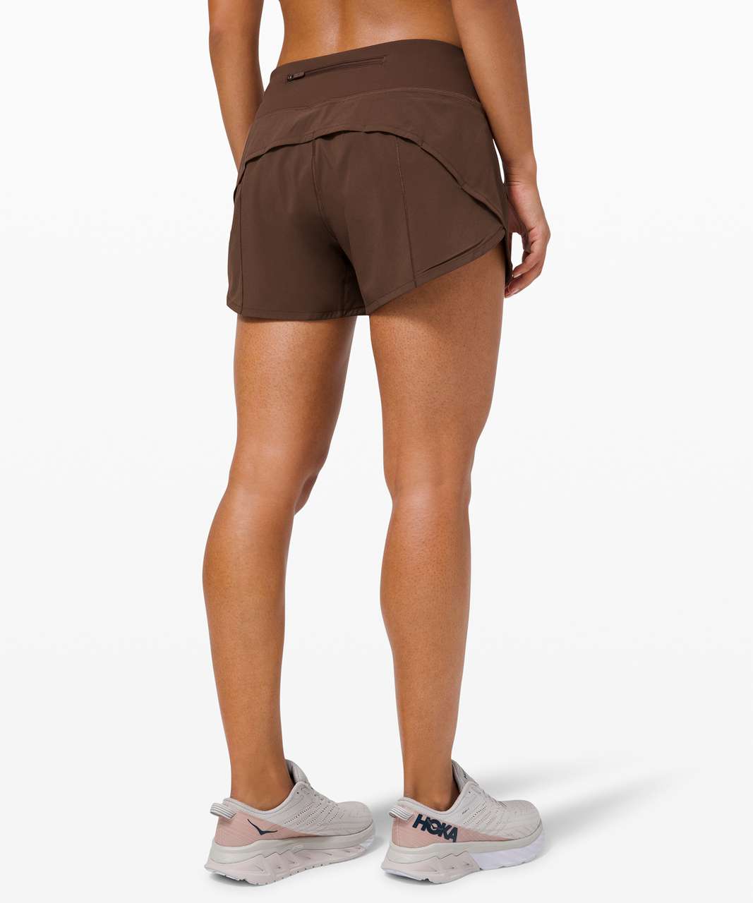 Lululemon Speed Up Short Long *4" Updated Fit - Brown Earth