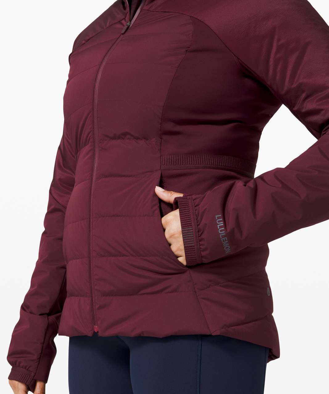 Jacket Lululemon Burgundy size 6 US in Cotton - 38879331