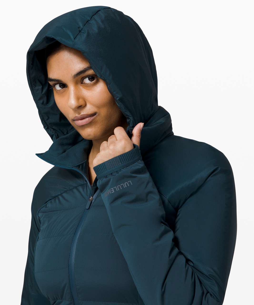 Lululemon Down for It All Jacket - Storm Teal - lulu fanatics